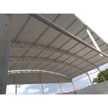 Coberturas metálicas para quadras esportivas em Amambai