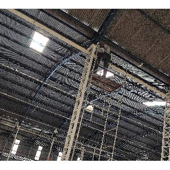 Manutenção de telhado industrial em Anaurilândia